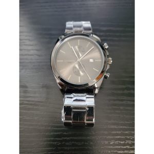 🔥NEW IN BOX‎ Men's Chronos Watch Calendar Quartz Watch With Black Steel Strap